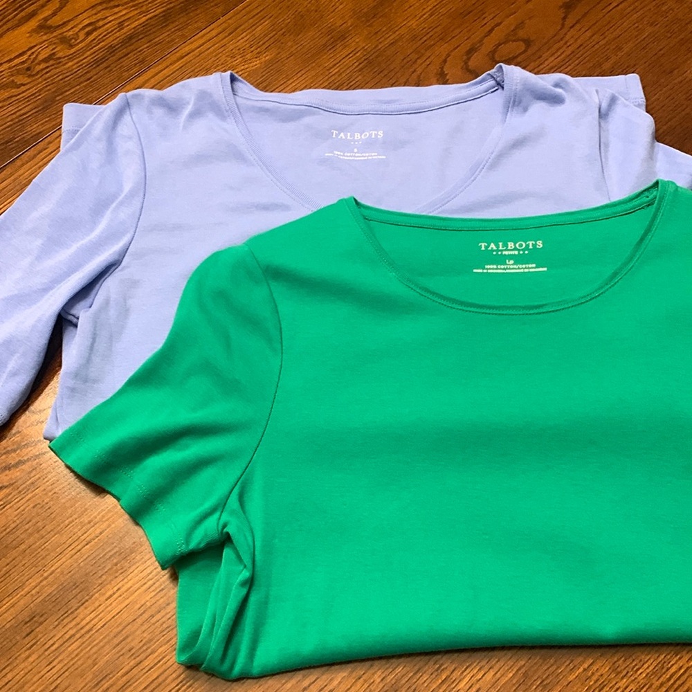 Talbots - set of 2 tee shirts